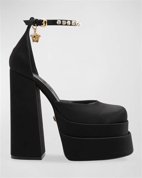 versace medusa platform dupe|versace platform heels medusa.